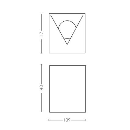 Philips - Applique murale extérieure 2xLED/4,5W/230V IP44