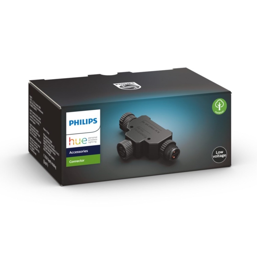 Philips - T-vormige aansluiting voor een Verlengsnoer Hue LOWVOLT