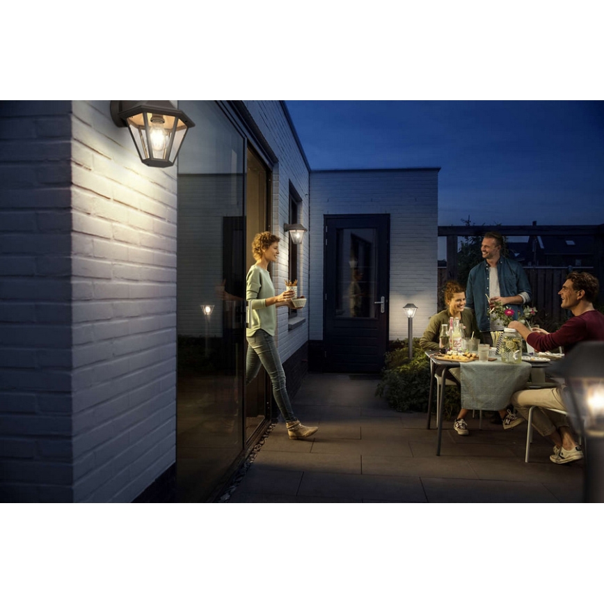 Philips 17386/43/PN - Buiten wandlamp MYGARDEN CURASSOW 1xE27/42W
