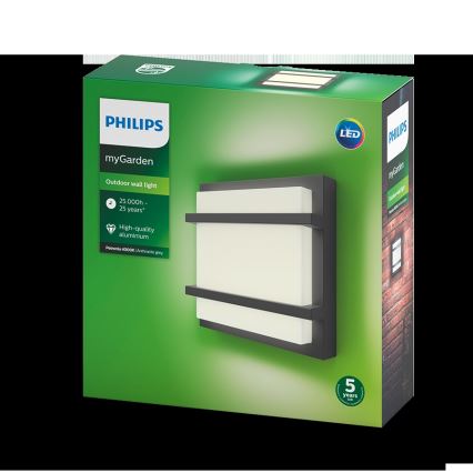 Philips - LED Wand Lamp voor Buiten LED/12W IP44