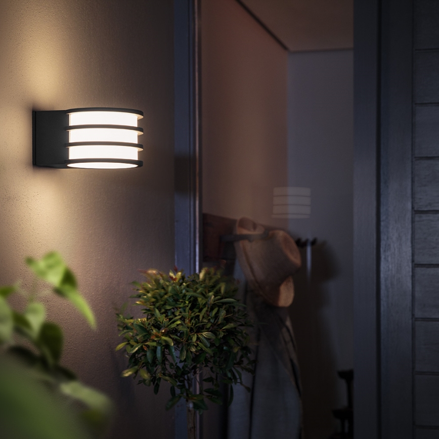 Philips 17401/93/P0 - Applique murale LED extérieure HUE LUCCA 1xE27/9,5W/230V