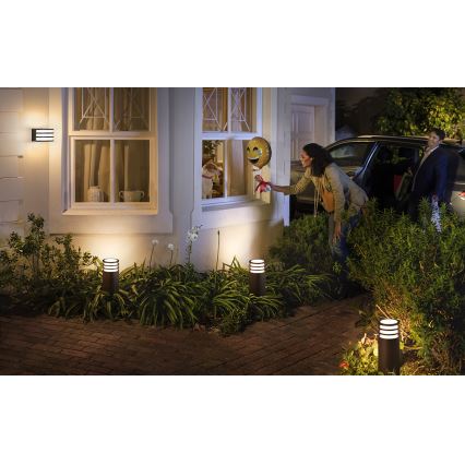 Philips 17401/93/P0 - Applique murale LED extérieure HUE LUCCA 1xE27/9,5W/230V