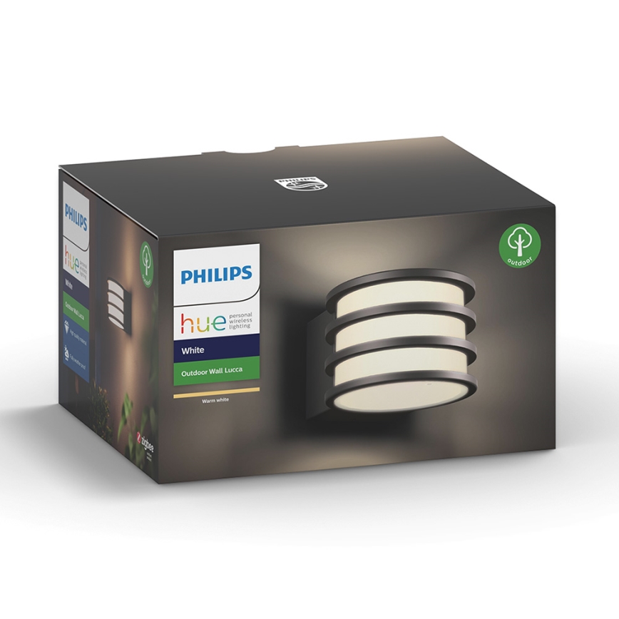 Philips 17401/93/P0 - Applique murale LED extérieure HUE LUCCA 1xE27/9,5W/230V
