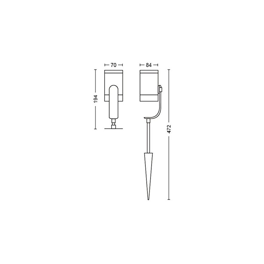 Philips - SET van 3x LED Inbouwspot Hue LILY 3xLED/8W/230V IP65
