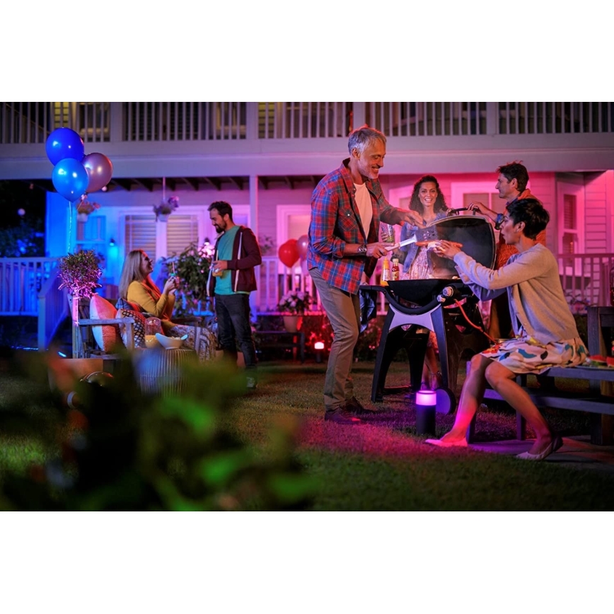 Philips - SET van 3x LED Inbouwspot Hue LILY 3xLED/8W/230V IP65
