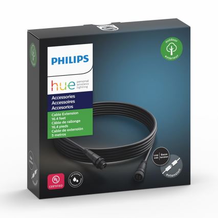 Philips - Buiten verlengkabel voor Hue CALLA en Hue LILY 5m