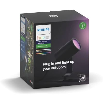 Philips - LED RGB Buiten spotlamp dimbaar Hue LILY LED-RGB/8W/230V IP65