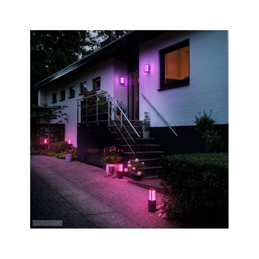 Philips - LED RGBW Dimbare Buitenlamp Hue IMPRESS LED/16W/24V IP44