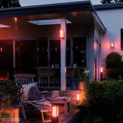 Philips - LED RGBW Dimbare Buitenlamp Hue IMPRESS LED/16W/24V IP44