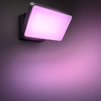 Philips - Projecteur LED RGBW extérieur à intensité variable Hue DISCOVER 2xLED/15W/230V 2000-6500K IP44