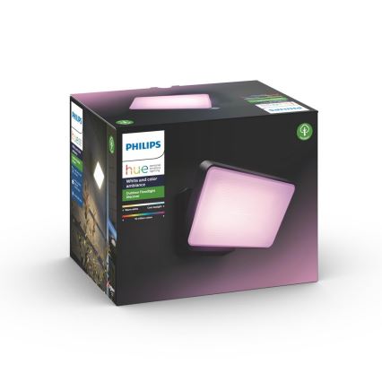 Philips - Projecteur LED RGBW extérieur à intensité variable Hue DISCOVER 2xLED/15W/230V 2000-6500K IP44