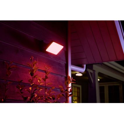 Philips - LED RGBW Dimbaar buitenshuis reflektor Hue DISCOVER 2xLED/15W/230V 2000-6500K IP44