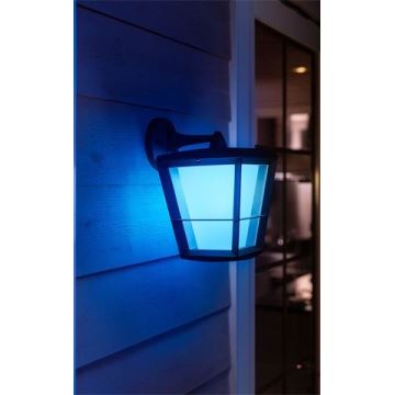 Philips - LED RGBW Dimbare wandlamp voor buiten Hue ECONIC LED/15W/230V 2000-6500K IP44