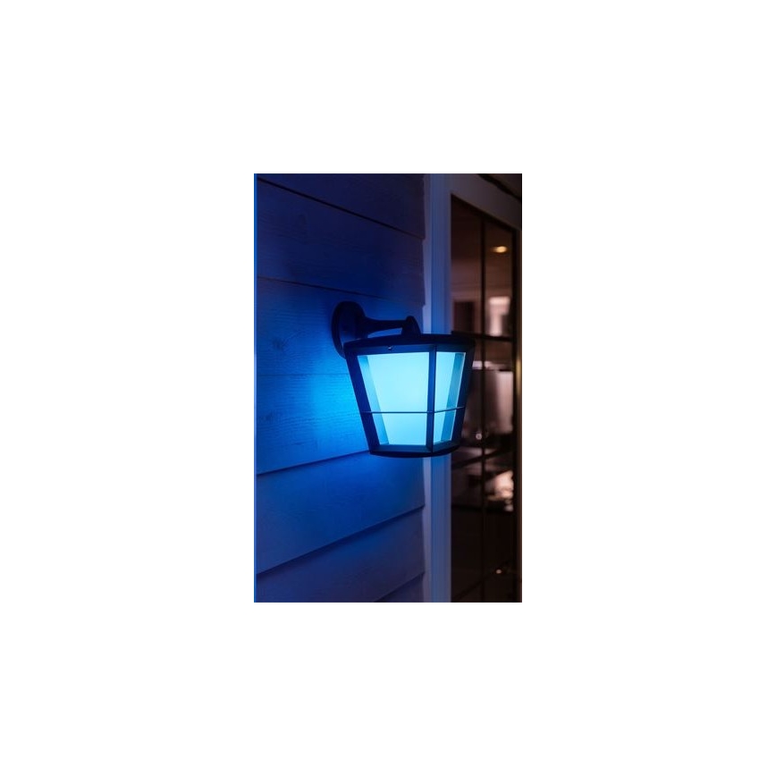 Philips - LED RGBW Dimbare wandlamp voor buiten Hue ECONIC LED/15W/230V 2000-6500K IP44