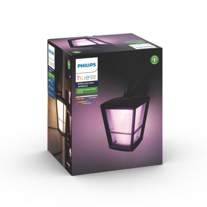 Philips - LED RGBW Dimbare wandlamp voor buiten Hue ECONIC LED/15W/230V 2000-6500K IP44