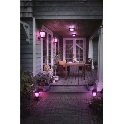 Philips - Lampe d'extérieur LED RVBW à intensité variable Hue ECONIC LED/15W/230V IP44