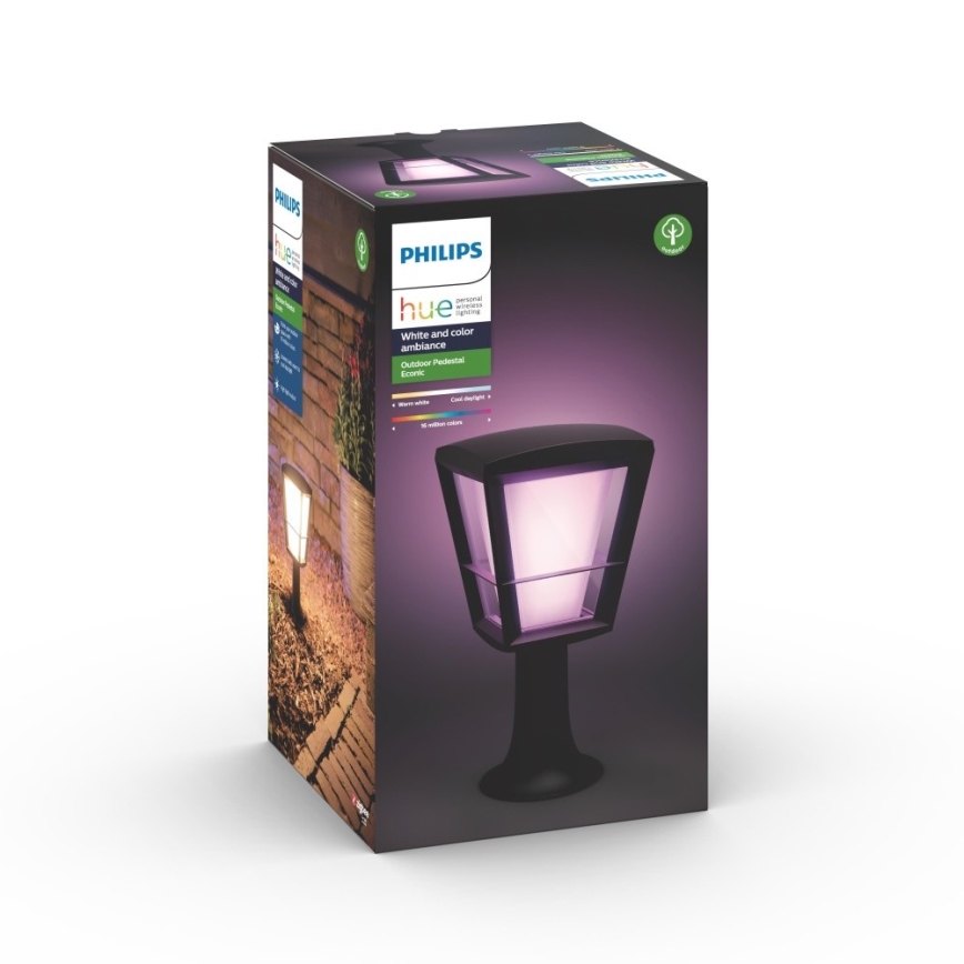 Philips - Lampe d'extérieur LED RVBW à intensité variable Hue ECONIC LED/15W/230V IP44