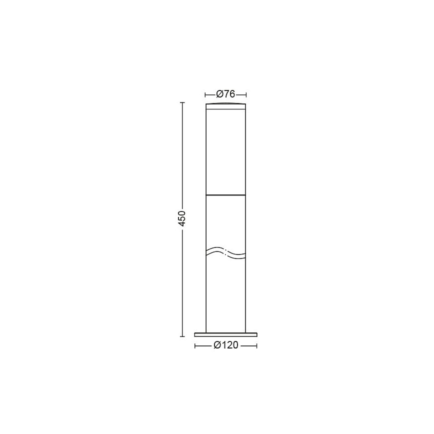 Philips - Lamp voor Buiten 1xE27/20W/230V IP44 45 cm