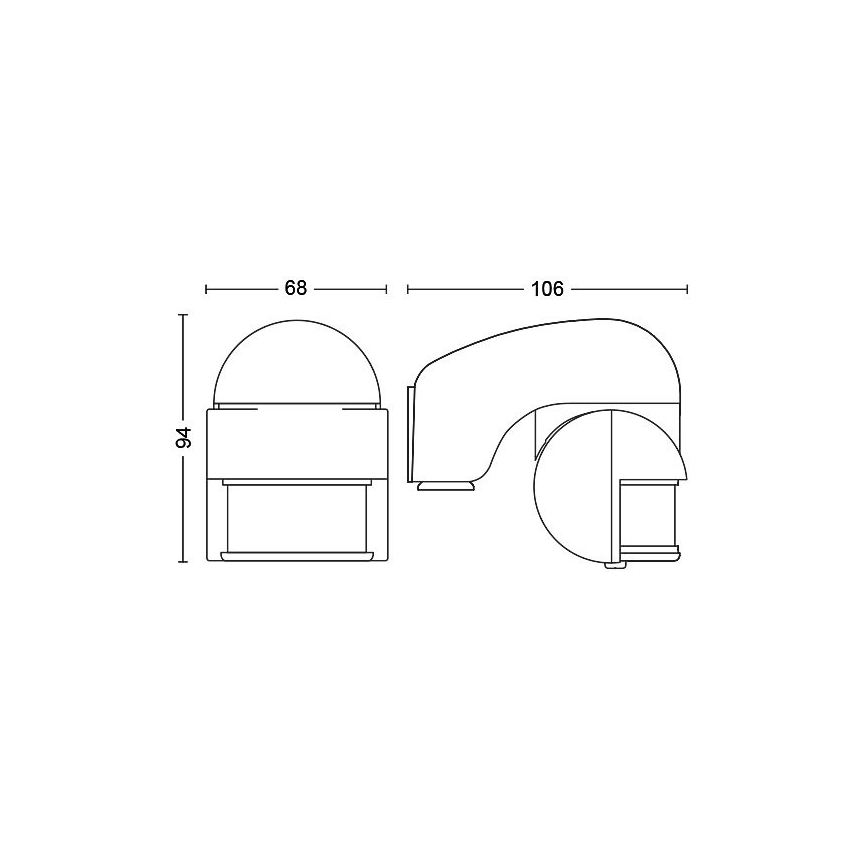 Philips - Buiten bewegingssensor IP44 wit