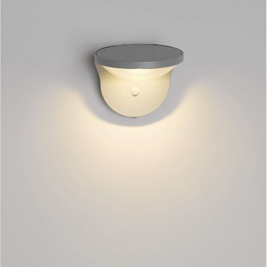 Philips 17808/87/16 - LED Zonne-energie lamp met bewegings- en schemersensor MYGARDEN DUSK 1xLED/1W/3,7V 2200 mAh IP44