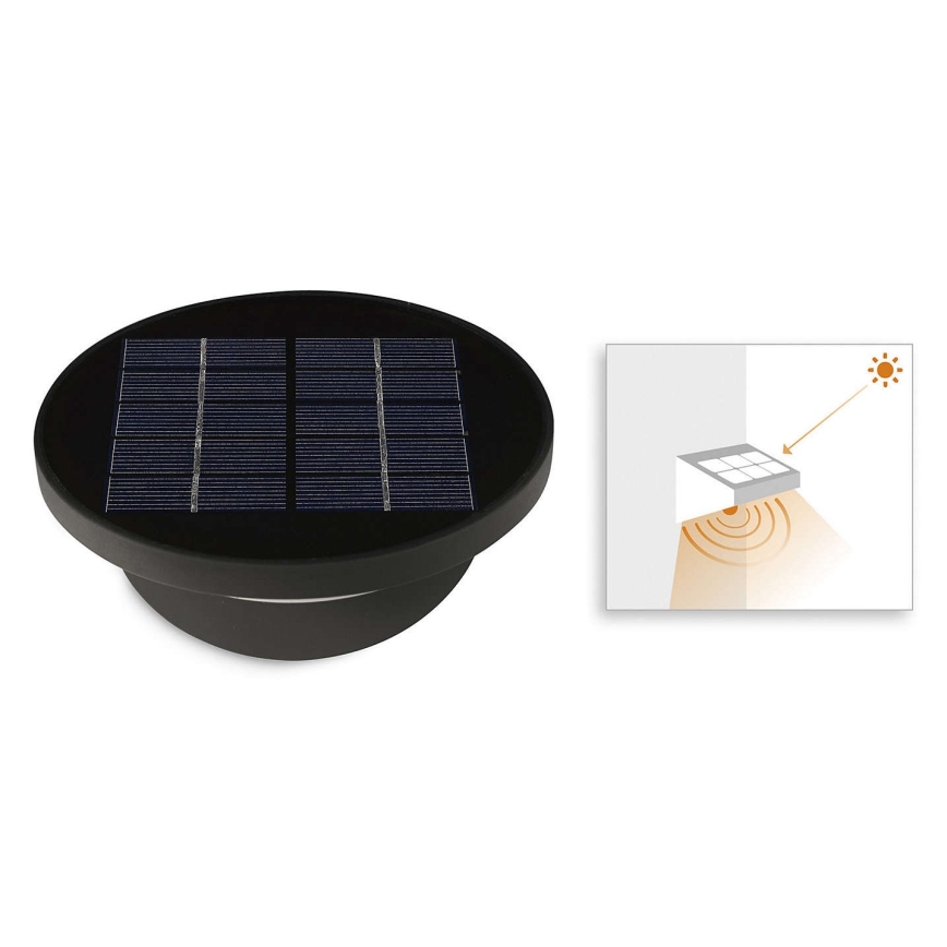 Philips - Éclairage solaire extérieure avec détecteur 1xLED/1W/3,7V IP44