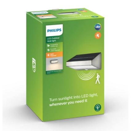 Philips 17811/47/16 - Solar LED verlichting met sensor MYGARDEN GREENHOUSE LED/15W IP44