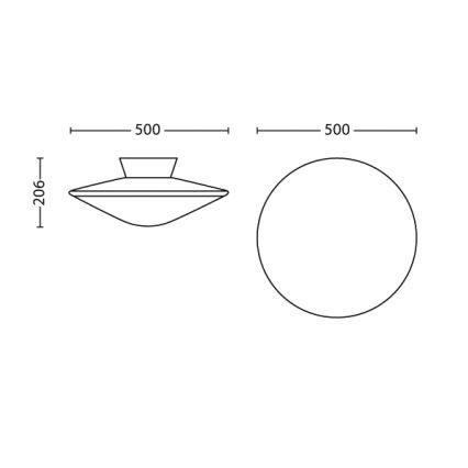 Philips - Plafonnier à intensité variable Hue PHOENIX 3xLED/5W/9W/17W