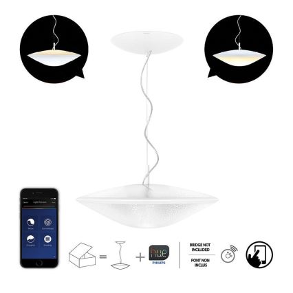 Philips 31152/31/PH - Suspension à intensité modulable HUE PHOENIX 2xLED/9W/230V