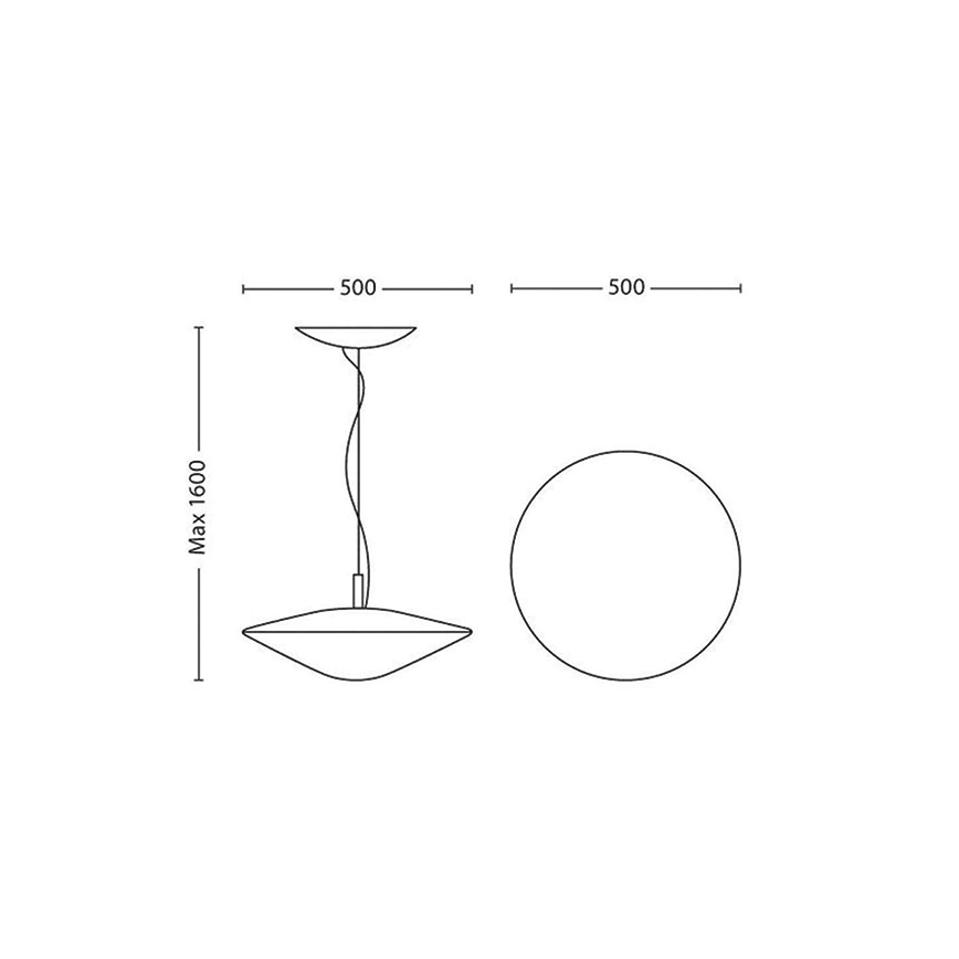 Philips 31152/31/PH - Suspension à intensité modulable HUE PHOENIX 2xLED/9W/230V