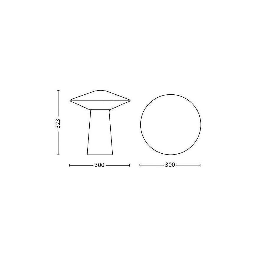 Philips - lampe de table à intensité modulable Hue PHOENIX 1xLED/9W/230V