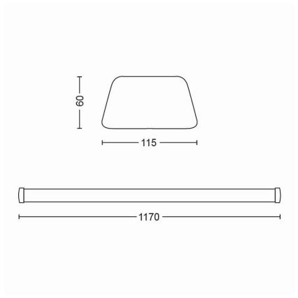 Philips - Réglette LED pour meuble LED/50W/230V 4000K