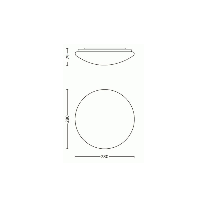 Philips - LED Plafond Lamp LED/9,6W/230V