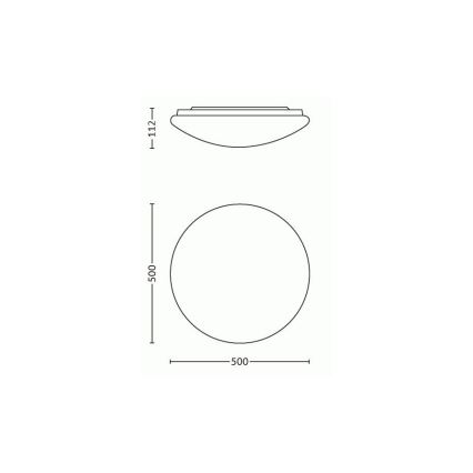 Philips 31803/31/EO - plafonnier LED MYLIVING SUEDE LED/36W/230V