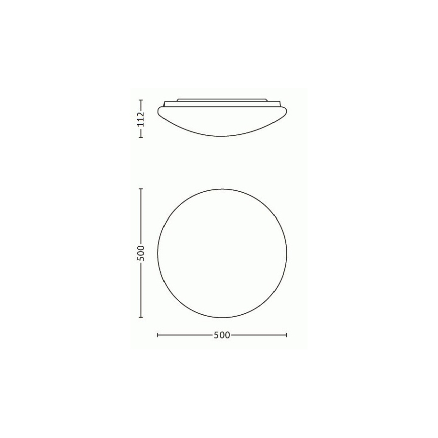 Philips 31803/31/EO - plafonnier LED MYLIVING SUEDE LED/36W/230V