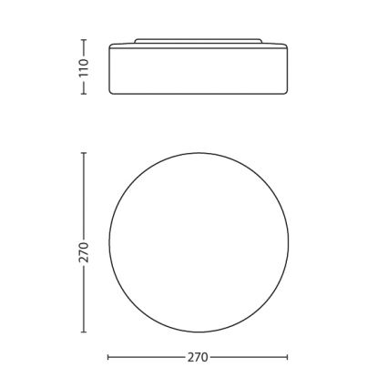 Philips 32081/31/16 - Luminaire salle de bain MYBATHROOM POOL 1xE27/20W/230V IP44