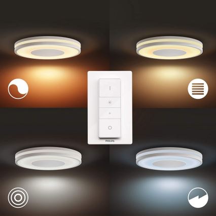 Philips - Dimbare LED Plafond Lamp Hue BEING LED/27W/230V + afstandsbediening