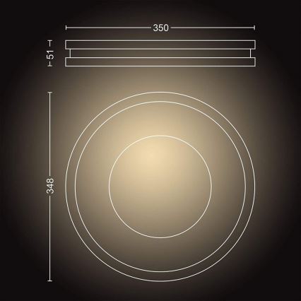 Philips - Dimbare LED Lamp Hue BEING LED/27W/230V + afstandsbediening