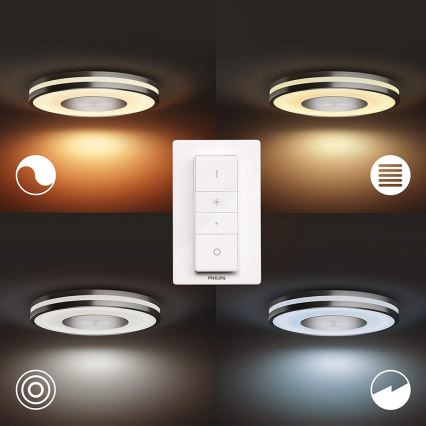 Philips - Plafonnier à intensité variable LED Hue BEING LED/27W/230V + télécommande