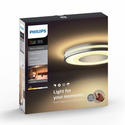 Philips 32610/48/P7 - Plafonnier LED à intensité modulable BEING HUE LED/32W/230V