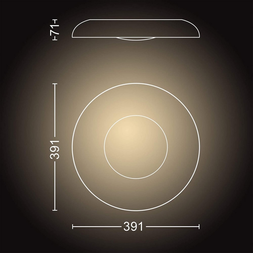 Philips - LED dimbare lamp Hue STILL LED/27W/230V + afstandsbediening