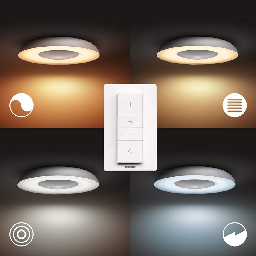 Philips - LED dimbare lamp Hue STILL LED/27W/230V + afstandsbediening