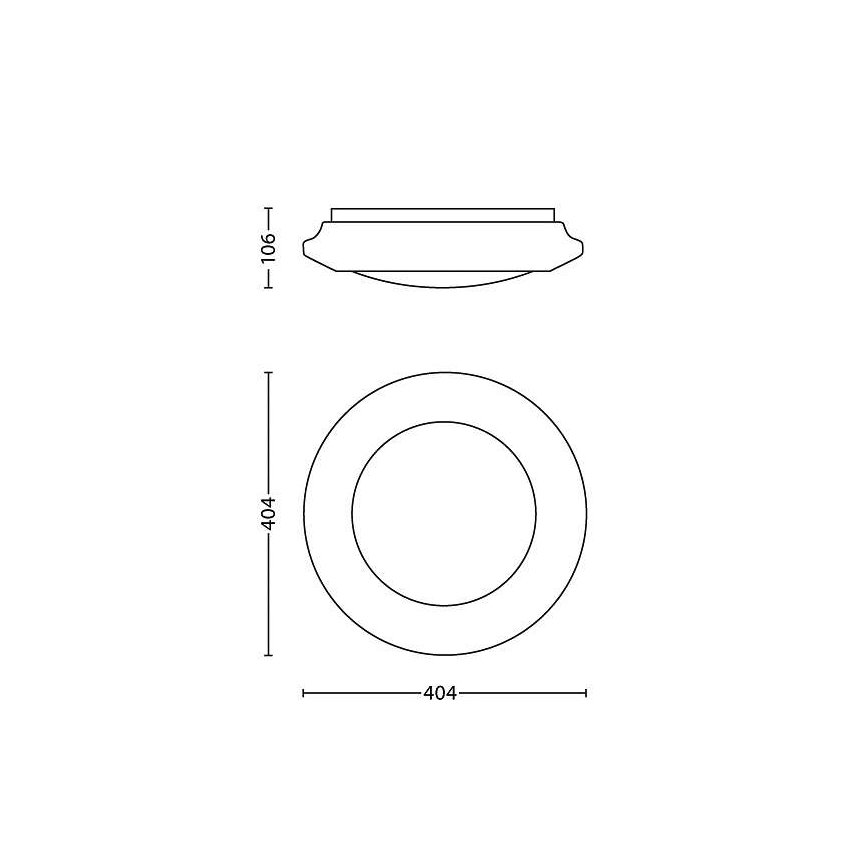 Philips - LED Plafondlamp LED/22W/230V 2700K