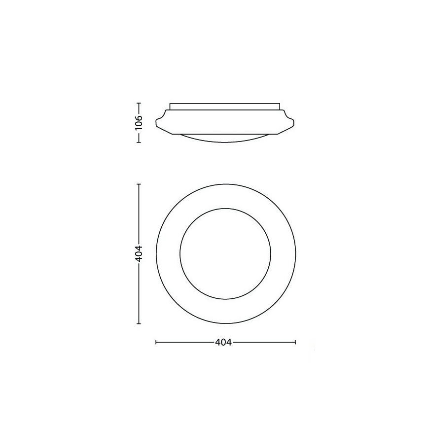 Philips - LED Plafondlamp LED/22W/230V 4000K
