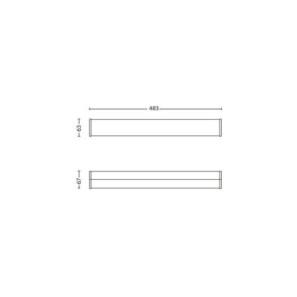 Philips - Applique murale salle de bain 3xLED/2,5W IP44