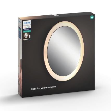 Philips - Miroir LED salle de bain avec éclairage à intensité variable Hue ADORE LED/40W IP44