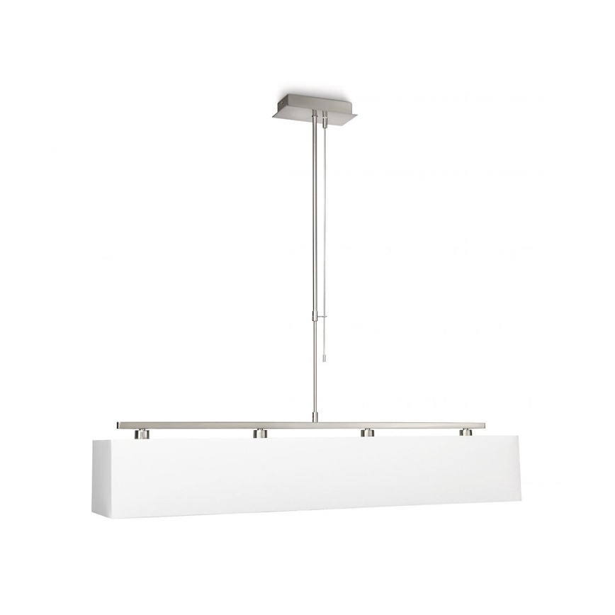 Philips 36675/31/16 - Lustre avec tige MYLIVING ELY 4xE14/42W/230V