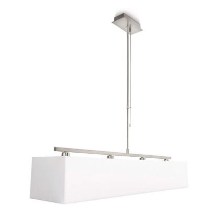 Philips 36675/31/16 - Lustre avec tige MYLIVING ELY 4xE14/42W/230V