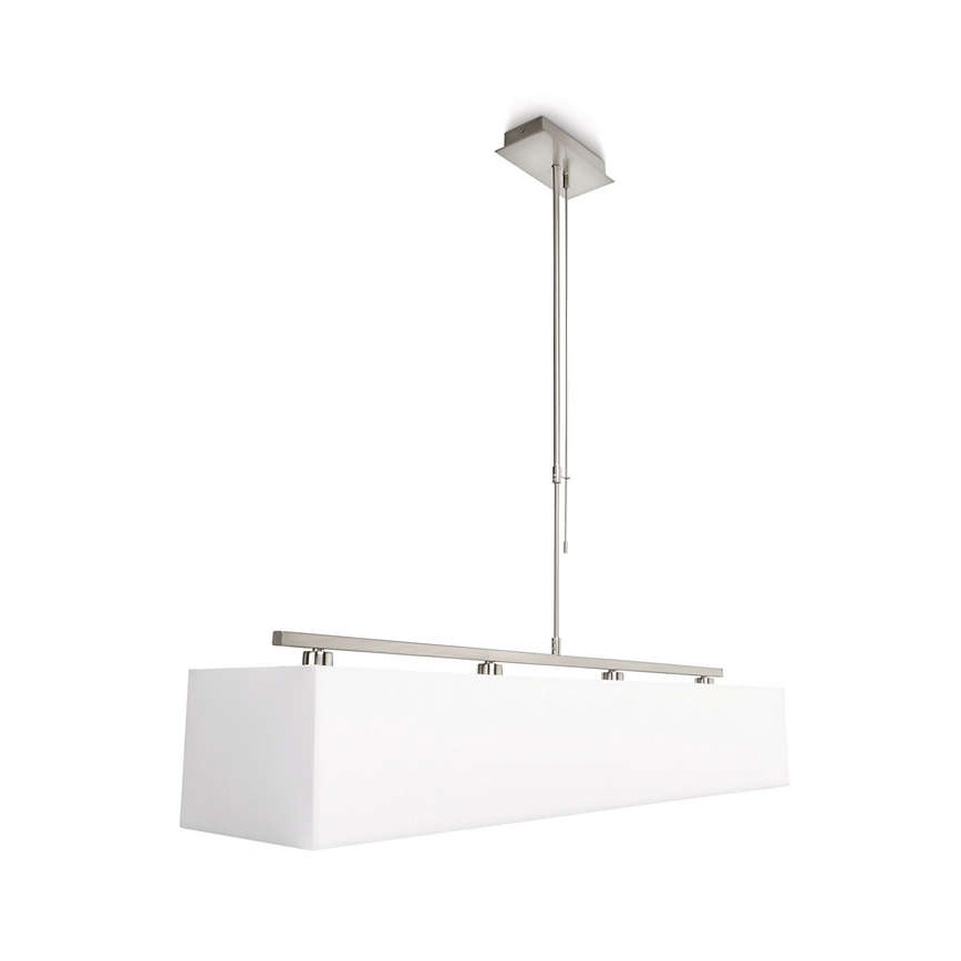 Philips 36675/31/16 - Lustre avec tige MYLIVING ELY 4xE14/42W/230V
