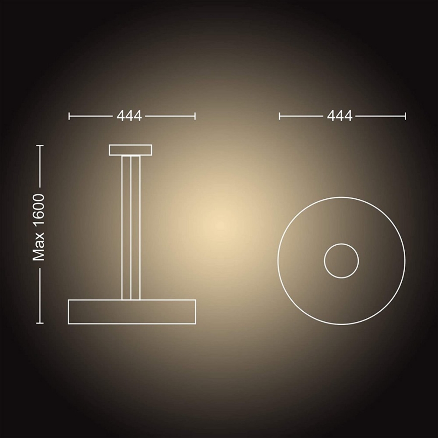 Philips - LED dimbare hanglamp aan kabel FAIR LED/33,5W/230V 2200-6500K + afstandsbediening