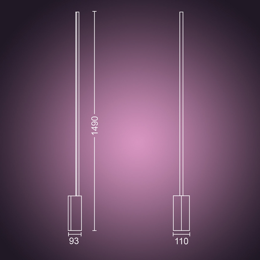 Philips 40802/48/P9 - Lampe de table LED HUE SIGNE 1xLED/32W/230V